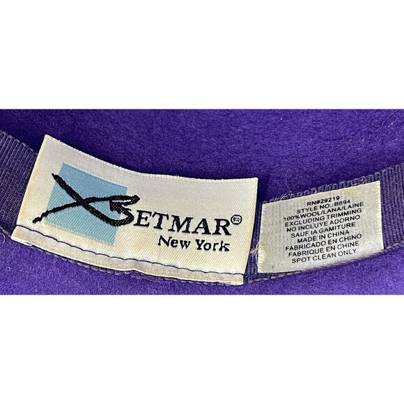Betmar New York Wool Purple Hat With Bow main image 10